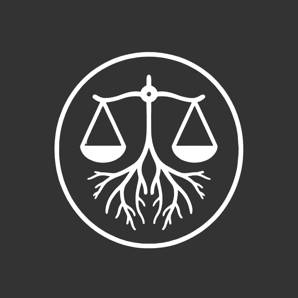 Apothecary scale symbol with white outline